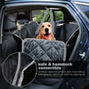 Dog Car Seat Cover Rear Seat Mat with Mesh Viewing Window