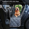 Dog Car Seat Cover Rear Seat Mat with Mesh Viewing Window