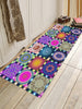 Geometric Floral Print Floor Rug