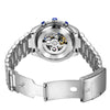 IKcolouring 98005 Fashion Men Automatic Mechanical Watch Hollow Six-pin Waterproof Design