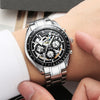 IKcolouring 98005 Fashion Men Automatic Mechanical Watch Hollow Six-pin Waterproof Design