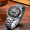 IKcolouring 98005 Fashion Men Automatic Mechanical Watch Hollow Six-pin Waterproof Design