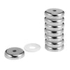 8PCS SNA32L Heavy Duty Mounting Neodymium Pot Magnets Round Base