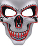 Halloween Cosplay Full Face LED Glowing Skull Mask