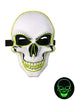 Halloween Cosplay Full Face LED Glowing Skull Mask