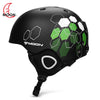 MOON Outdoor Integrated Skiing Helmet with Adjustable Strap Air Vent for Cycling Skating