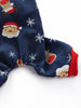 Santa Christmas Snowflake Pattern Jumpsuit for Pet