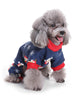 Santa Christmas Snowflake Pattern Jumpsuit for Pet