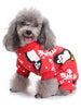 Christmas Snowflake Penguin Pattern Jumpsuit for Pet