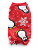 Christmas Snowflake Penguin Pattern Jumpsuit for Pet