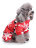 Christmas Snowflake Penguin Pattern Jumpsuit for Pet