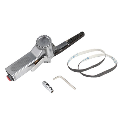 10 x 330mm Pneumatic Air Belt Sander Precision Polishing Tool Abrasive Grinding Machine