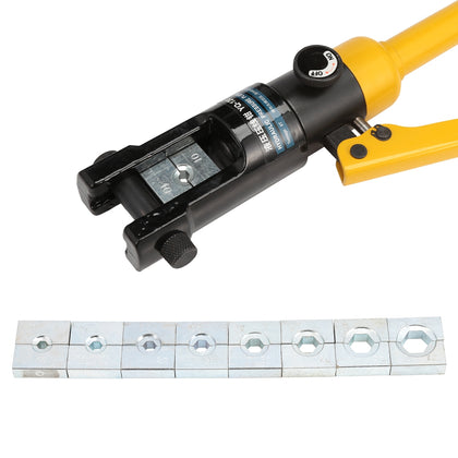 YQ - 120 Hydraulic Pressure Clamping Pliers Kit with Dies Steel Cutter Power Tool
