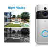 1080P WiFi Smart Wireless Security Doorbell with Indoor Chime HD Visual Intercom Recording Video Night Vision PIR Detection APP Control For IOS Android
