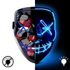 BRELONG Halloween LED Party Horror Mask