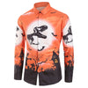 Halloween Printed Casual Long Sleeves Shirt