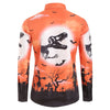 Halloween Printed Casual Long Sleeves Shirt