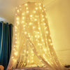 300LED 3 x 3M Party Wedding Christmas Curtain Fairy Lights USB String Light Home Remote Control