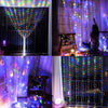 300LED 3 x 3M Party Wedding Christmas Curtain Fairy Lights USB String Light Home Remote Control