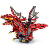 Mould King 13029 2.4G / APP Remote Control Intelligent Programming Multi-function Robot Building Blocks Dinosaur Toy Gift