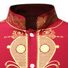 African Print Casual Long Sleeves Shirt