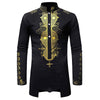 African Print Casual Long Sleeves Shirt