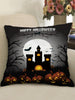 Halloween Theme Print Gothic Pillow