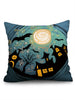 Halloween Theme Print Gothic Pillow