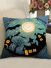 Halloween Theme Print Gothic Pillow