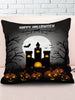 Halloween Theme Print Gothic Pillow