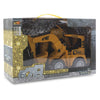 8075E 2.4G Remote Control Colorful Flash Light Simulation RC Excavator Truck Toy Gift