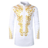 African Print Button Up Full Sleeves Shirt