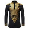 African Print Leisure Long Sleeves Shirt