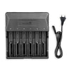 TrustFire TR - 012 LCD Display Charger AC110 - 240V 6-slot