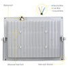 220V Ultra-thin Projection Light Induction Lamp