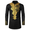 Gilding Decoration Long Sleeves Shirt