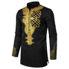 Gilding Decoration Long Sleeves Shirt