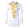 Gilding Decoration Long Sleeves Shirt