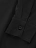 Solid Color Asymmetrical Long-sleeved Shirt