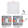 220V Cool White / Warm White / Neutral White Square 6W/8W/15W/20W Free Hole Panel Light