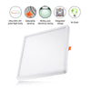 220V Cool White / Warm White / Neutral White Square 6W/8W/15W/20W Free Hole Panel Light