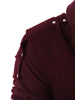 Rivet Long Sleeve Drawstring Pullover Hoodie