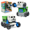 999G - 44 Deformed Monster Truck Wireless Remote Control Music Sound and Light Rotating Robot Toy Gift