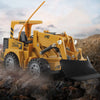 8073E 2.4G Remote Control 5-channel Simulation Open Road RC Engineering Truck Toy Gift
