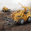 8074E 2.4G Remote Control 5-channel Simulation Grab Wood RC Engineering Truck Toy Gift