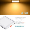 220V Cool White / Warm White / Neutral White Square 6W/8W/15W/20W Free Hole Panel Light