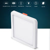 220V Cool White / Warm White / Neutral White Square 6W/8W/15W/20W Free Hole Panel Light