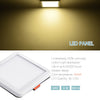 220V Cool White / Warm White / Neutral White Square 6W/8W/15W/20W Free Hole Panel Light