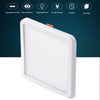 220V Cool White / Warm White / Neutral White Square 6W/8W/15W/20W Free Hole Panel Light