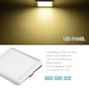 220V Cool White / Warm White / Neutral White Square 6W/8W/15W/20W Free Hole Panel Light